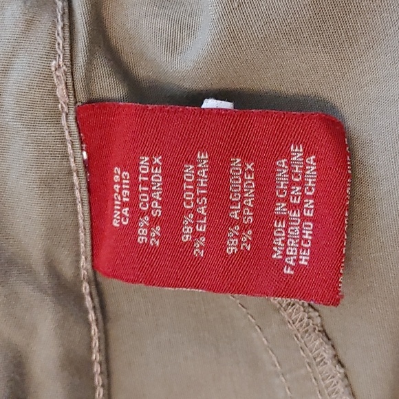 Makers of True Originals US 33 Super Skinny Low Rise Army Green Stretchy Pants - Picture 9 of 11